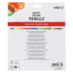 Darwi For You - Boite de 24 crayons de couleur Beaux-Arts