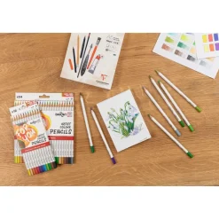 Darwi For You - Boite de 24 crayons de couleur Beaux-Arts