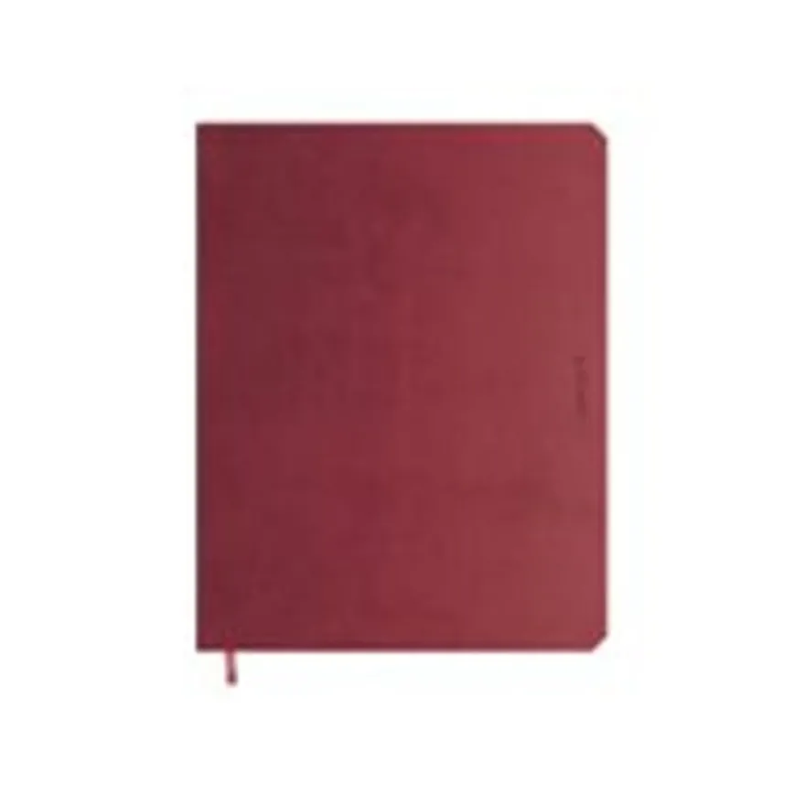 de KEMPEN - Carnet - 170 x 220 mm - uni - couverture bordeaux