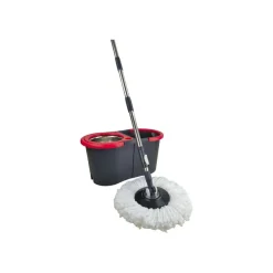 De Witte Turrbo Mop Duo - Kit de lavage avec seau et balai à franges