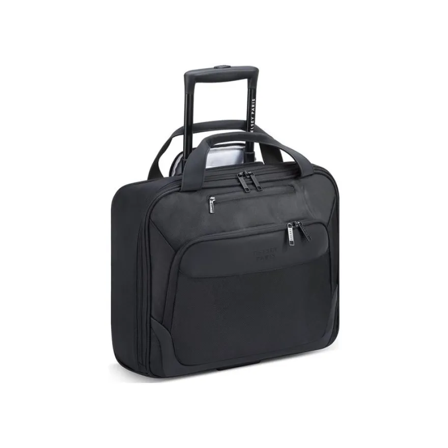 Delsey Parvis Plus - Sac de voyage cabine - 380 x 420 x 170 mm - noir