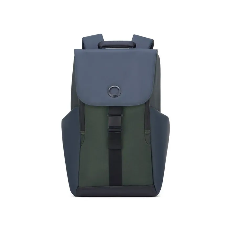 Delsey Securflap - Sac à dos pour ordinateur portable 16" - 455 x 315 x 145 mm - army