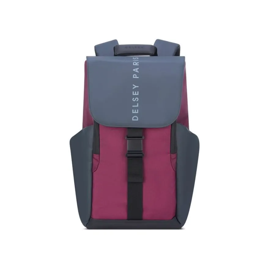 Delsey Securflap - Sacoche pour ordinateur portable - 455 x 315 x 145 mm - bordeaux