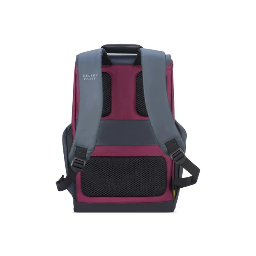 Delsey Securflap - Sacoche pour ordinateur portable - 455 x 315 x 145 mm - bordeaux