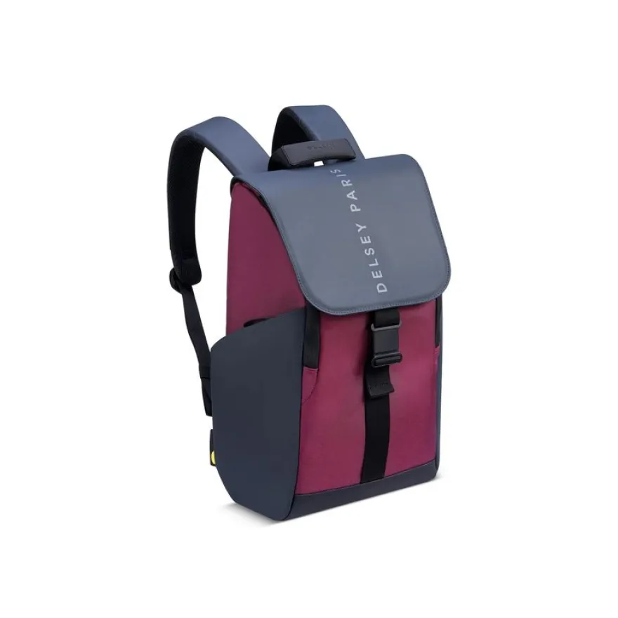 Delsey Securflap - Sacoche pour ordinateur portable - 455 x 315 x 145 mm - bordeaux