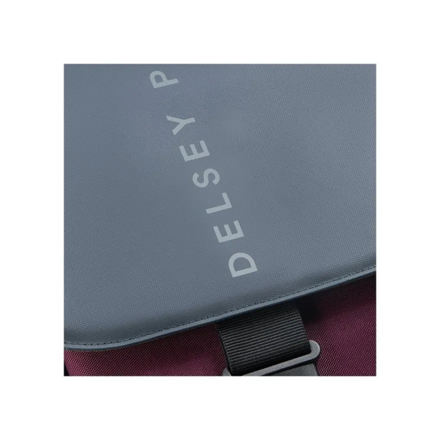Delsey Securflap - Sacoche pour ordinateur portable - 455 x 315 x 145 mm - bordeaux
