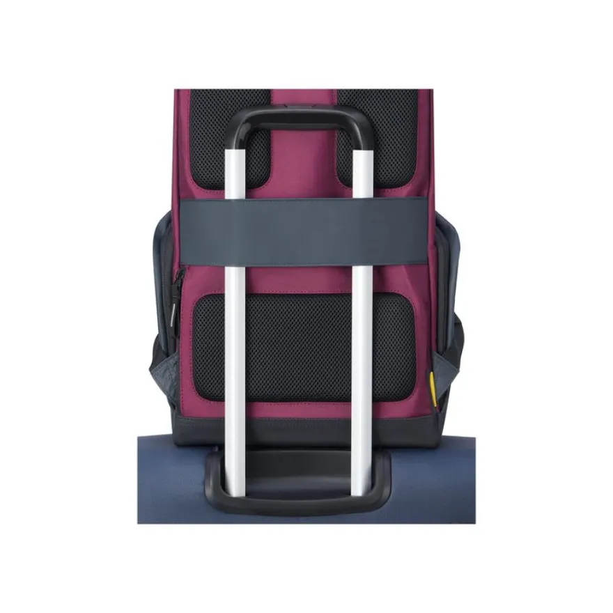 Delsey Securflap - Sacoche pour ordinateur portable - 455 x 315 x 145 mm - bordeaux