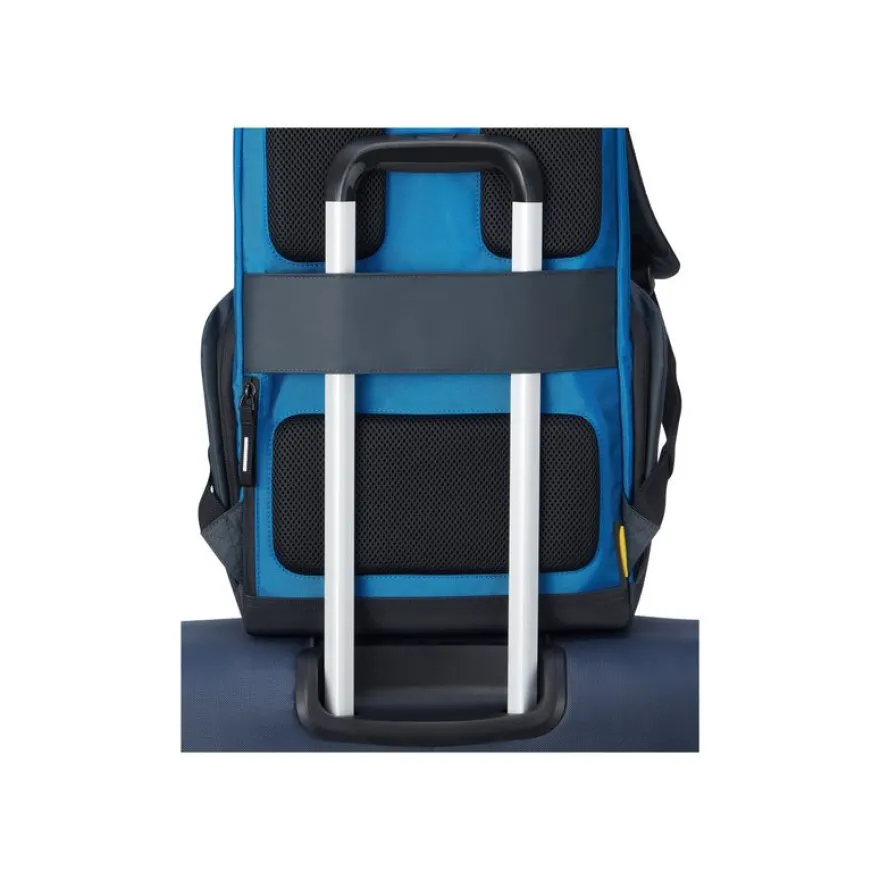 Delsey Securflap - Sacoche pour ordinateur portable - 455 x 315 x 145 mm - bleu