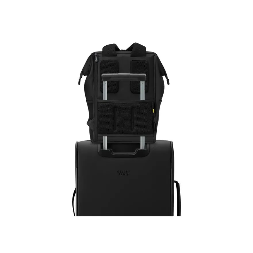 Delsey Turenne Soft - Sac à dos pour ordinateur portable - 385 x 350 x 175 mm - noir