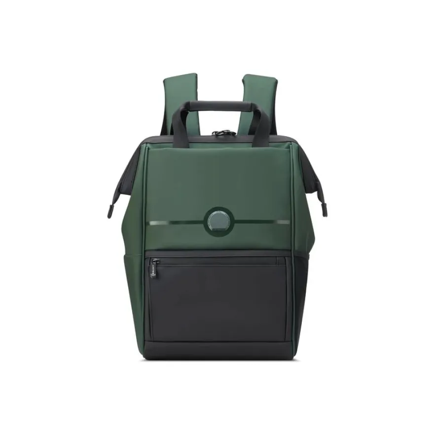 Delsey Turenne Soft - Sac à dos pour ordinateur portable - 385 x 350 x 175 mm - vert