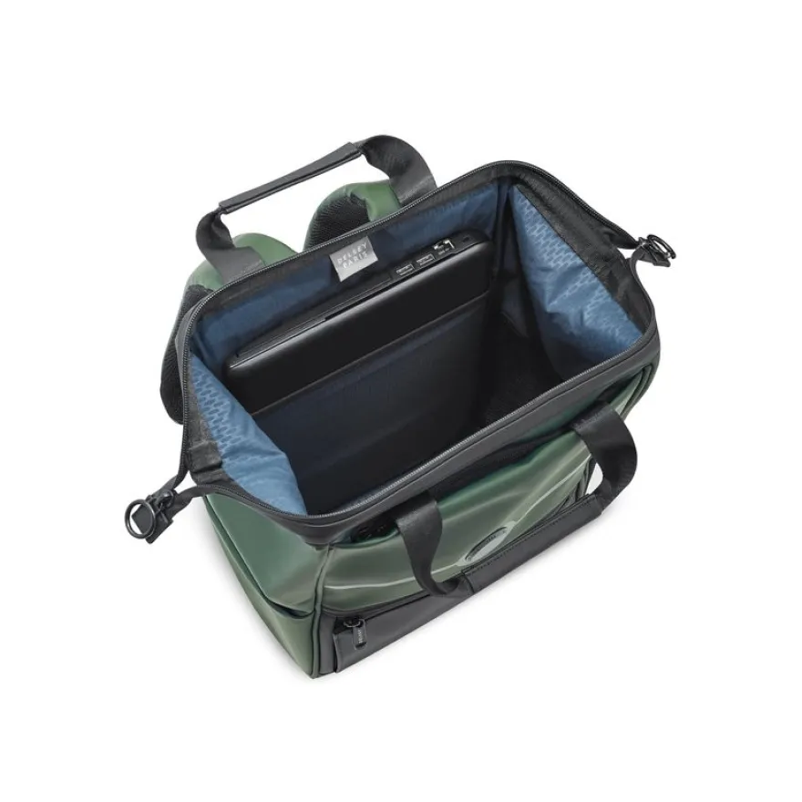 Delsey Turenne Soft - Sac à dos pour ordinateur portable - 385 x 350 x 175 mm - vert