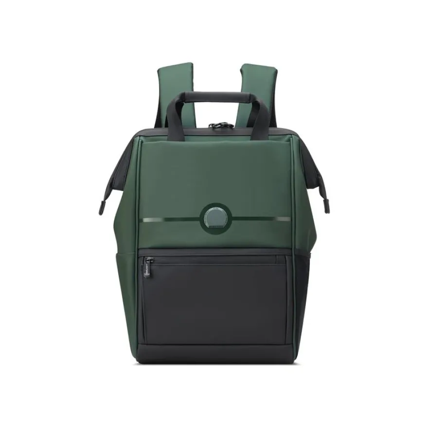 Delsey Turenne Soft - Sac à dos pour ordinateur portable - 385 x 350 x 175 mm - vert