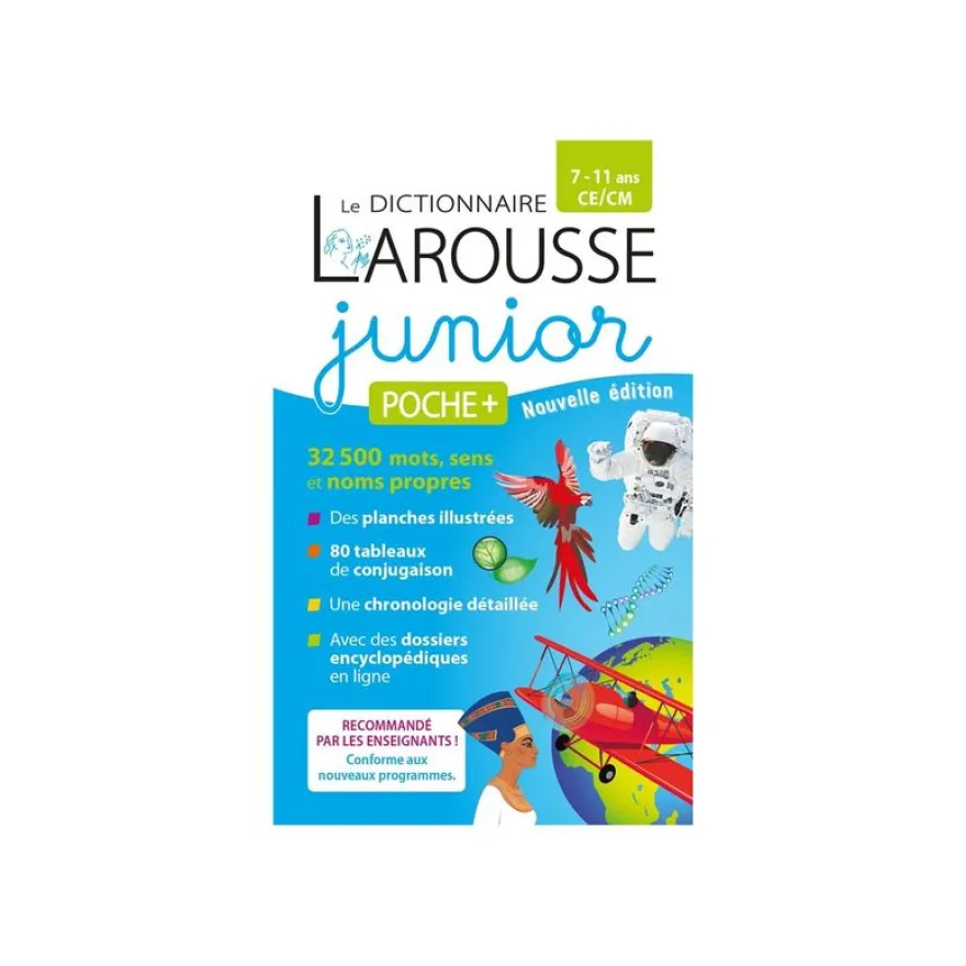 Dictionnaire Larousse Junior Poche Plus 7-11 ans CE-CM