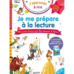 Disney - Je me prépare à la lecture avec les grands classiques Disney - Cahier de vacances