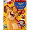 Disney 100 Le Roi Lion - Joue et colorie - Tout sur Simba - Livre de coloriage et jeux avec stickers et figurines - Dès 4 ans
