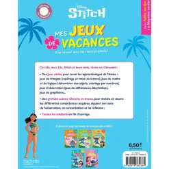 Disney - Stitch - Mes jeux de vacances - De la Petite Section à la Moyenne Section