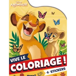 DISNEY ANIMAUX - VIVE LE COLORIAGE ! (SIMBA ET NALA)