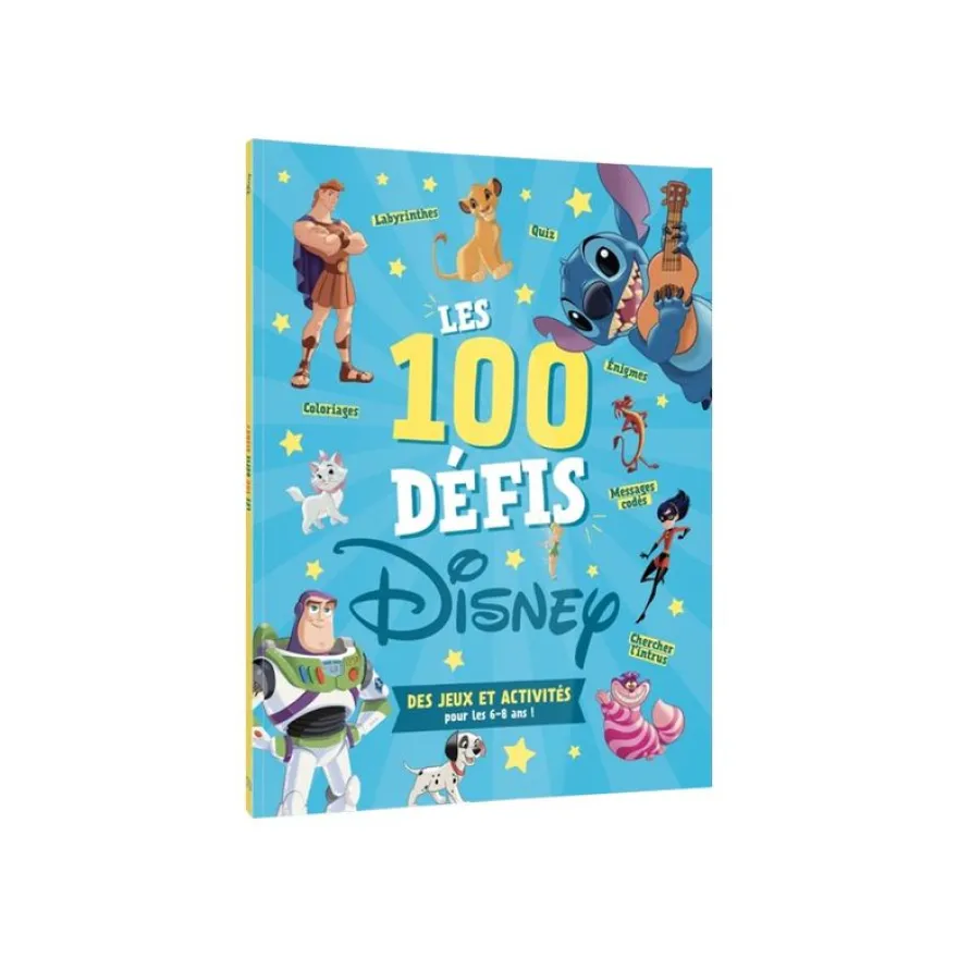 Disney Classiques - Les 100 défis Disney - livre d'activités