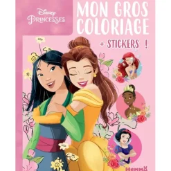 Disney Princesses - Mon gros coloriage + stickers! - Mulan et Belle