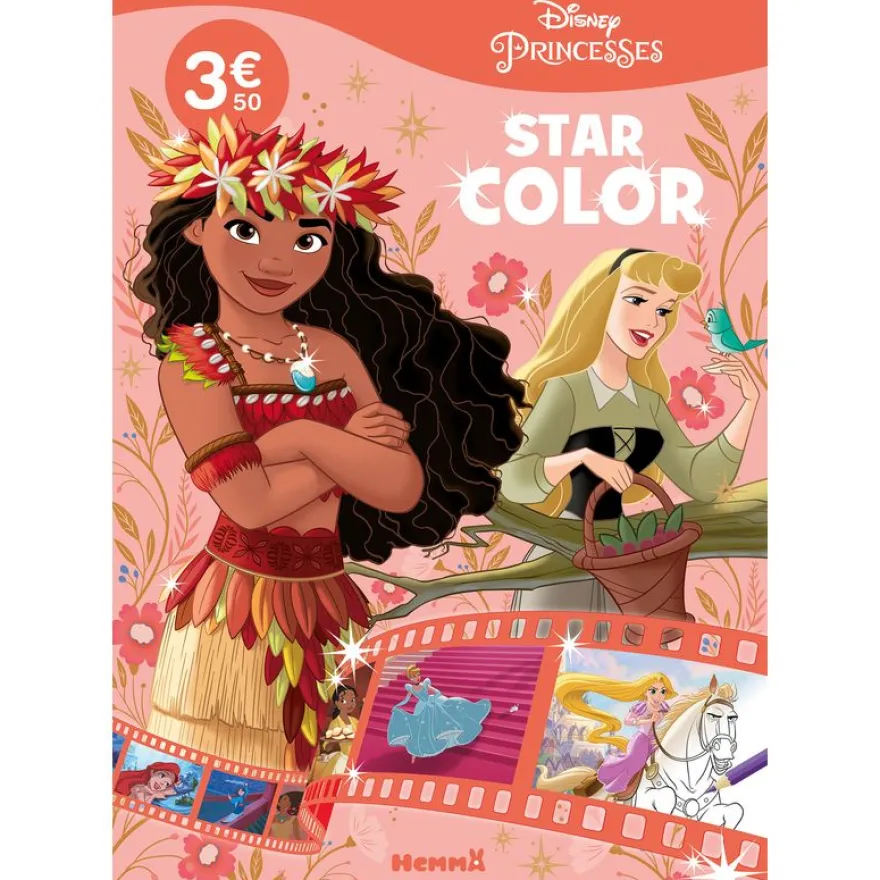 Disney princesses - star color (vaiana et aurore)