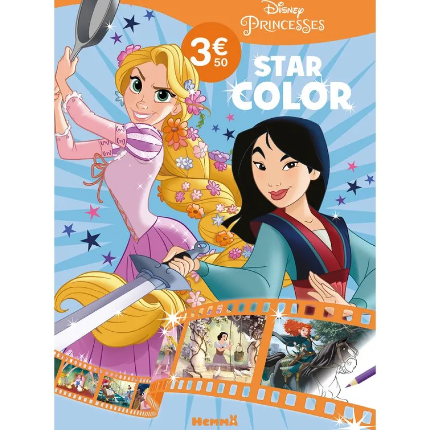 Disney Princesses - Star Color : Raiponce et Mulan