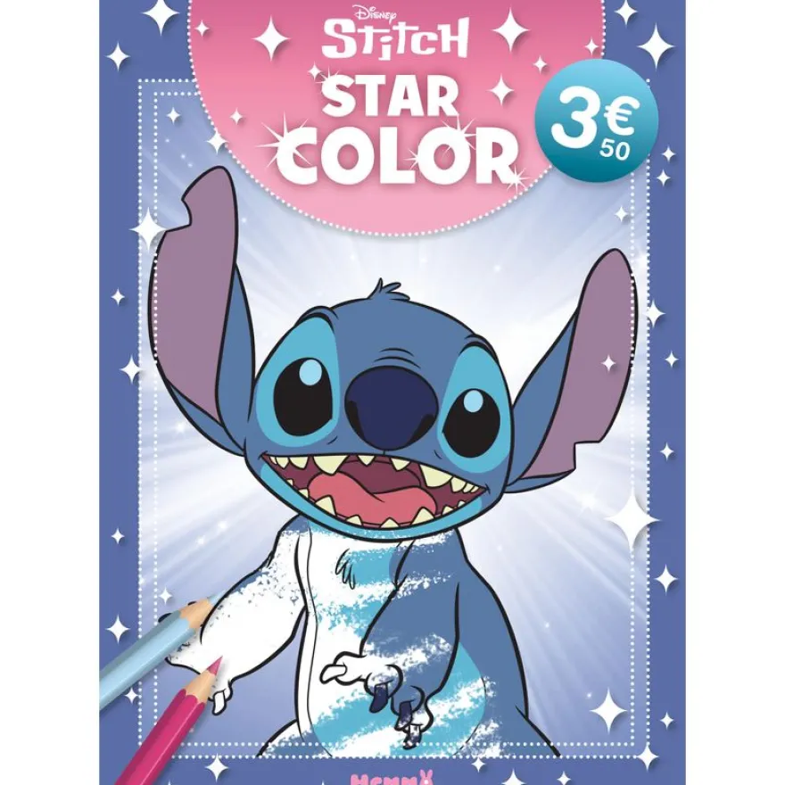 Disney Stitch - Star Color - Livre coloriage - Livre coloriage 4 ans - Livre coloriage Disney - Livre coloriage Stitch