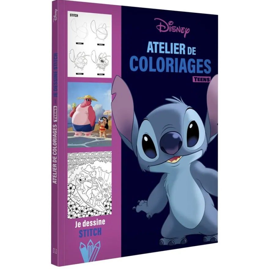 DISNEY TEENS - Atelier de coloriages - Je dessine Stitch