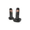 Doro PhoneEasy 100W Duo - téléphone sans fil + combiné supplémentaire - noir