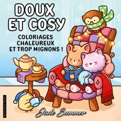 Doux et cosy - Jade Summer - Coloriages chaleureux, mignons et relaxants pour adultes - Cosy colo