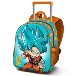 Dragon Ball Blue - Sac à dos à roulettes 3D - 1 compartiment - Karactermania