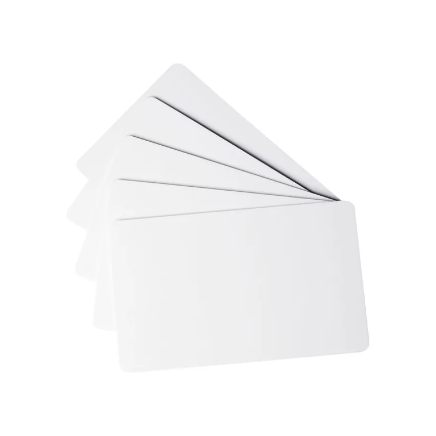 Durable - 100 Cartes plastique fines pour imprimante DURACARD ID300