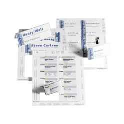 Durable - 200 Cartes prédécoupées pour badges 54 x 90 mm