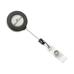 Durable - 10 Enrouleurs de badge - bouton pression