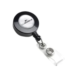 Durable - 10 Enrouleurs de badge - bouton pression