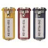 Durable - 6 porte-clés plastiques Key Clip - couleurs assorties