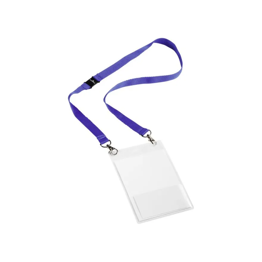 Durable - 10 Portes badge de nom avec cordon - A6