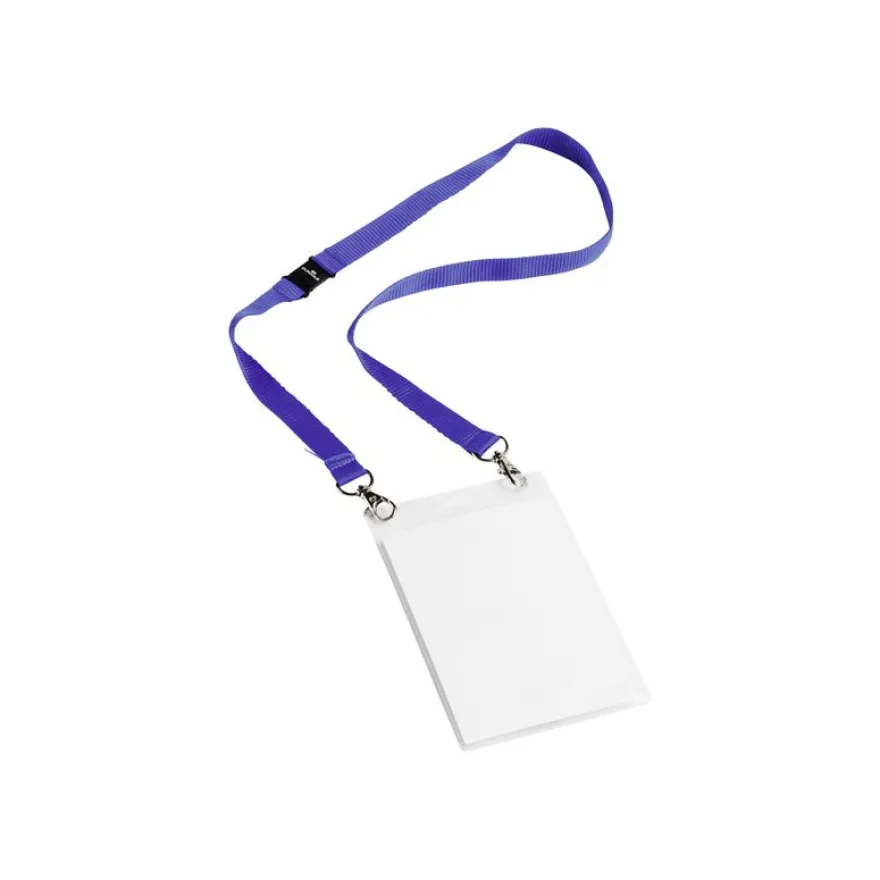 Durable - 10 Portes badge de nom avec cordon - A6