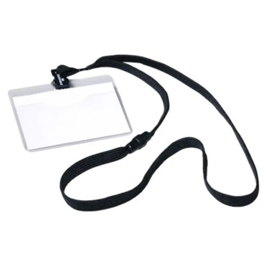 Durable - 10 Portes badge de nom avec cordon - 60 x 90 mm