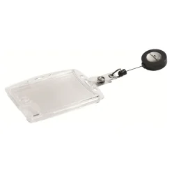 Durable - 10 Portes badge de nom avec enrouleur - 54 x 85 mm - 2 cartes