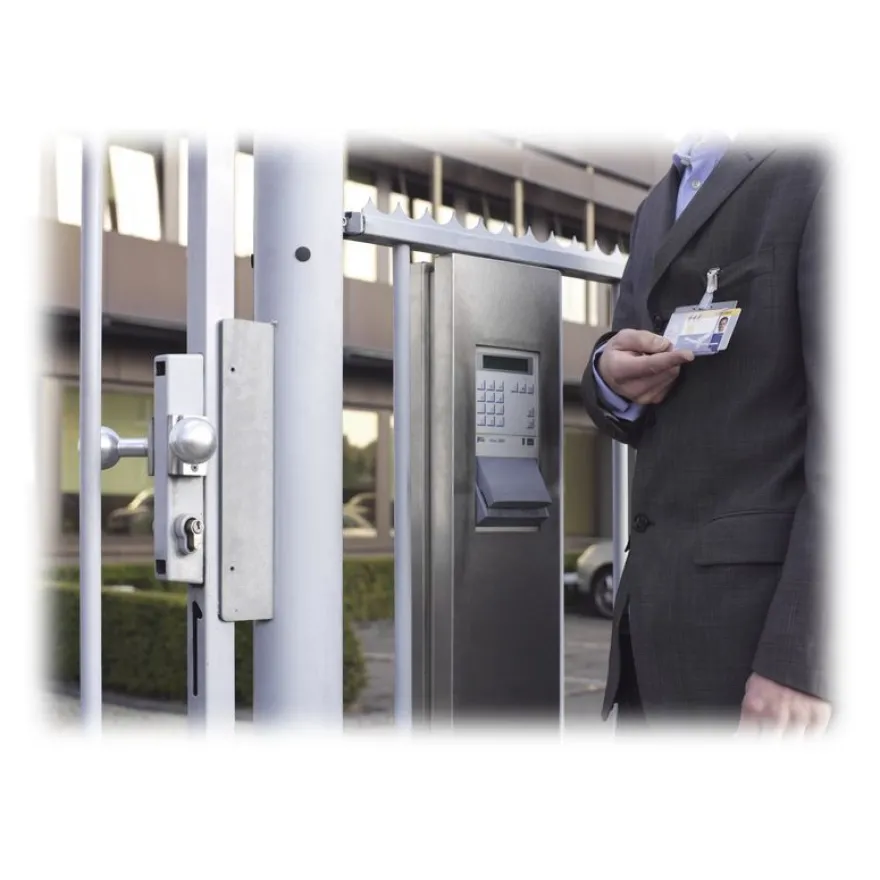 Durable - 25 Portes badges de sécurité fermé - 54 x 85 mm - 2 cartes