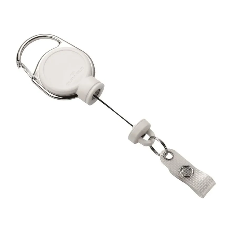 Durable - Enrouleur de badge blanc - 60 cm