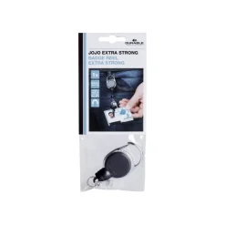 Durable - Enrouleur de badge bleu foncé - 60 cm