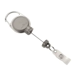 Durable - Enrouleur de badge gris - 60 cm
