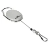 Durable - Enrouleur mousqueton de badge - gris