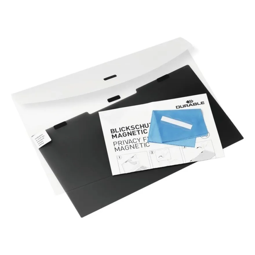 DURABLE - Filtre de confidentialité pour ordinateur jusqu'à 15.6"- fixation magnétique