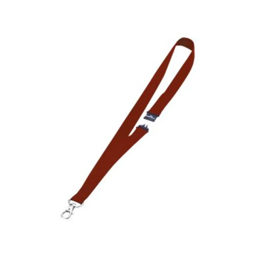 Durable - Lacet pour badge - cordon détachable - rouge