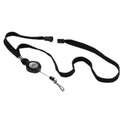 Durable - Lacet pour badge avec enrouleur 80 cm - noir