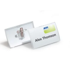 Durable - Lot de 5 Porte-badges transparent - 54 x 90 mm