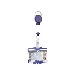 Durable - Porte-badge bleu foncé - 54 x 87 mm