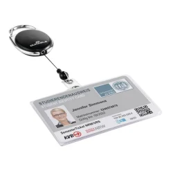 Durable - Porte-badge noir - 54 x 87 mm